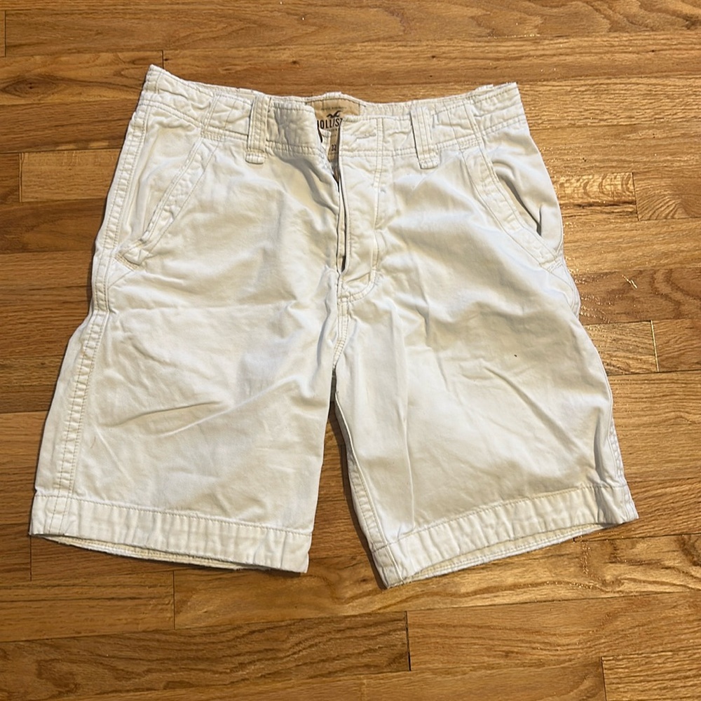 Hollister White Chino shorts